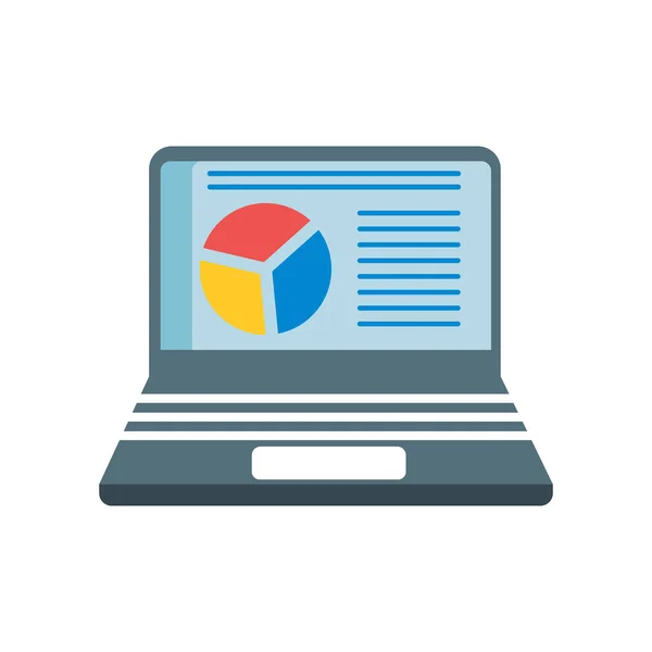 Vektor Ikon Analytics Izolovaný Bílém Pozadí Pro Návrh Webové Mobilní — Stockový vektor