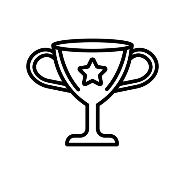 Winning Icon Vector Isolated White Background Your Web Mobile App — ストックベクタ
