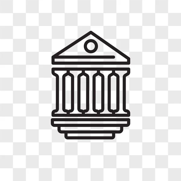 Görög vector icon elszigetelt átlátszó háttér, görög logó — Stock Vector