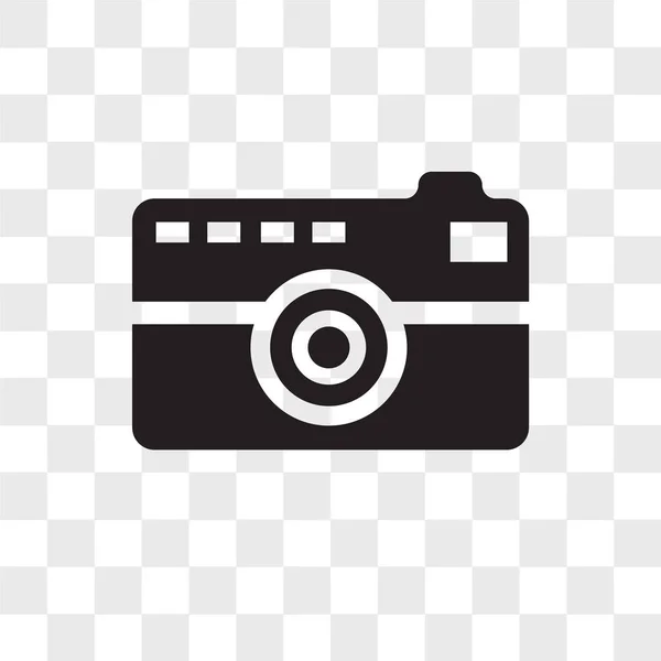 Fotograaf vector pictogram geïsoleerd op transparante achtergrond, Pho — Stockvector