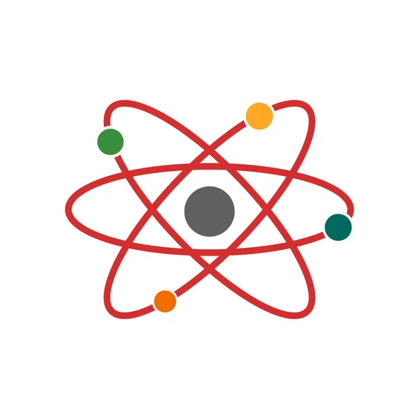 Natuurkunde pictogram vector teken en symbool geïsoleerd op witte achtergrond — Stockvector