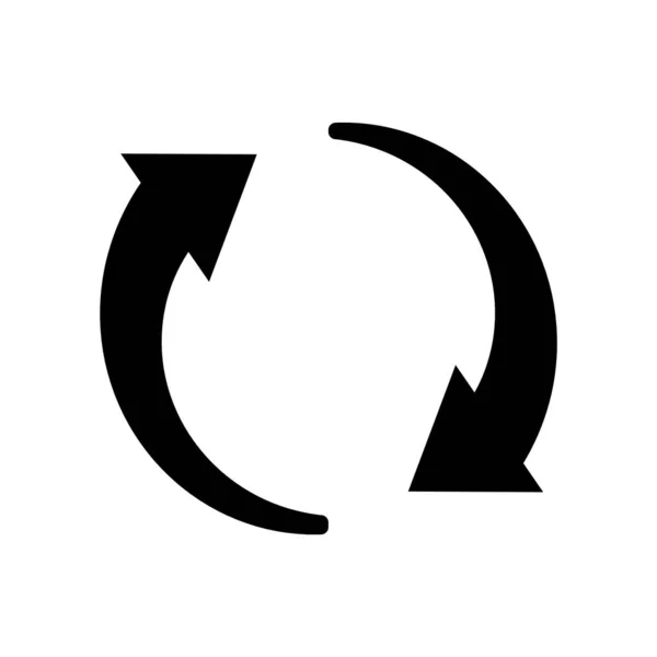 Recycle Symbol Vektor isoliert auf weißem Hintergrund, Recycle-Zeichen , — Stockvektor