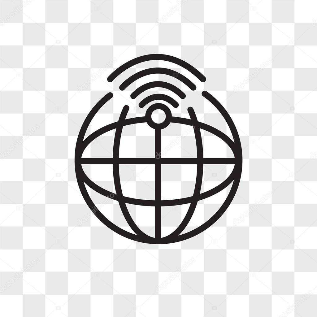 Telemetry vector icon isolated on transparent background, telemetry logo concept
