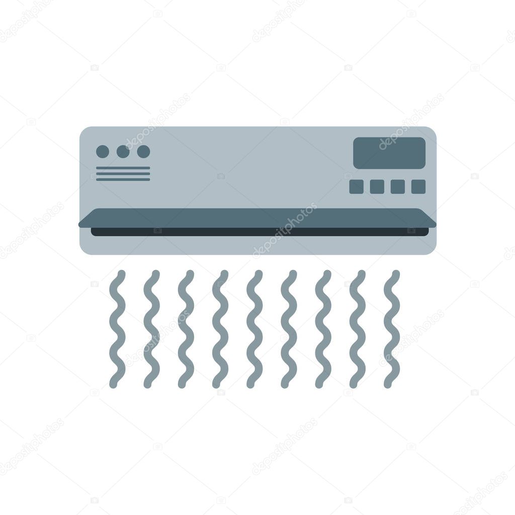 Air conditioning icon vector isolated on white background for your web and mobile app design