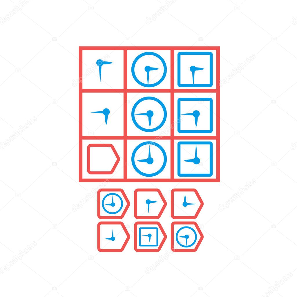 Choose correct answer. IQ test. Logical task, educational game for students. development of logic, iq. Task game exam what comes next, Vector illustration