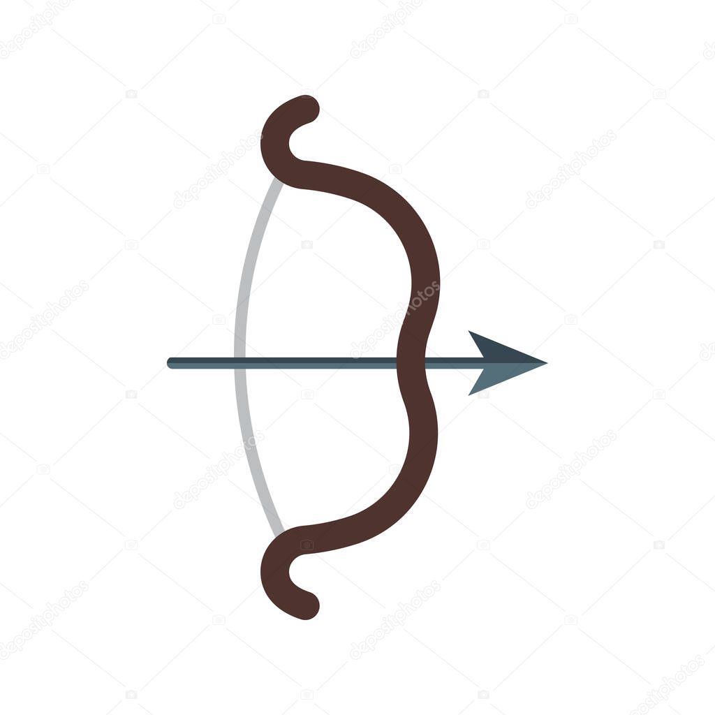 Archery icon vector isolated on white background for your web and mobile app design, Archery logo concept
