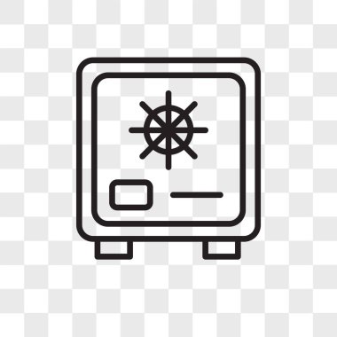 Saydam arka plan üzerinde CIT araba izole CIT kartı vektör simgesi