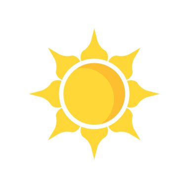 sun icon vector isolated on white background for your web and mobile app design