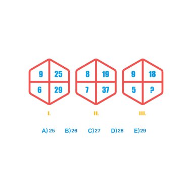 Choose correct answer. IQ test. Logical task, educational game for students. development of logic, iq. Task game exam what comes next, Vector illustration