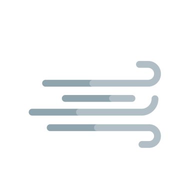 Wind icon vector isolated on white background for your web and mobile app design
