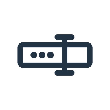 Beyaz arkaplanda izole edilmiş simge vektörü yazılıyor, yazma işareti