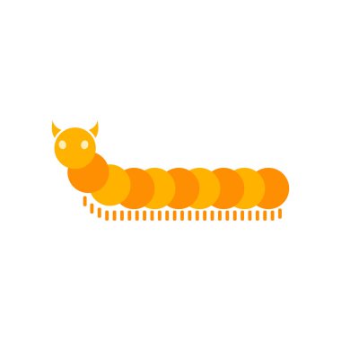 Caterpillar icon vector isolated on white background for your web and mobile app design