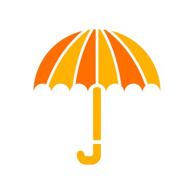 Umbrella icon vector isolated on white background for your web and mobile app design