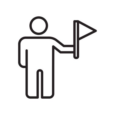 Beyaz arkaplanda izole edilmiş simge ve simge simgesi