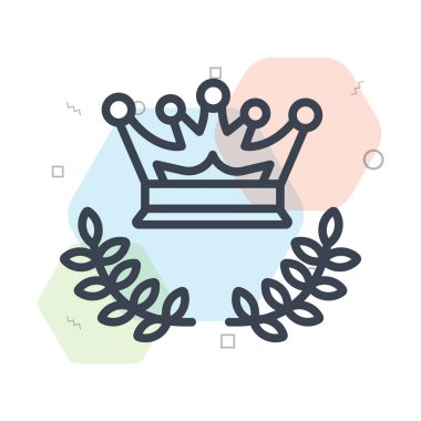 Web ve mobil uygulama tasarımınız için beyaz arkaplanda izole edilmiş Glory simgesi vektörü