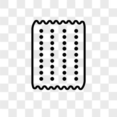 Matzo vector icon isolated on transparent background, Matzo logo