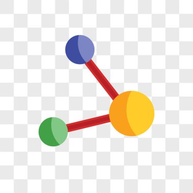 Saydam arka plan üzerinde paylaşım logo izole vektör simge paylaşmak