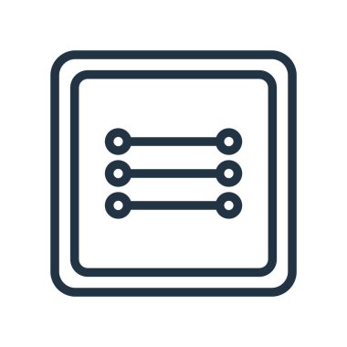 Beyaz arka plan üzerinde liste işareti izole liste simge vektör