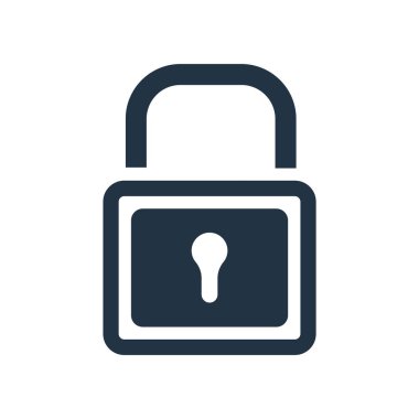 Beyaz arkaplanda izole edilmiş simge vektörünü aç, İşareti aç