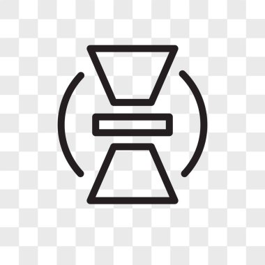 Zaman, şeffaf arkaplanda izole edilmiş vektör simgesi değiştirir, Tim