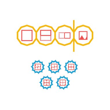Choose correct answer. IQ test. Logical task, educational game for students. development of logic, iq. Task game exam what comes next, Vector illustration