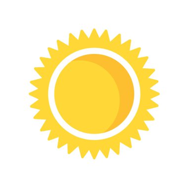 sun icon vector isolated on white background for your web and mobile app design