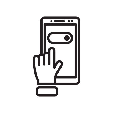 Anahtarları simge vektör işareti ve üzerinde beyaz adam izole sembolü