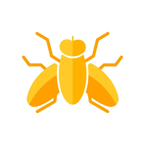 Fly Icon Vector Isolated White Background Your Web Mobile App — 图库矢量图片