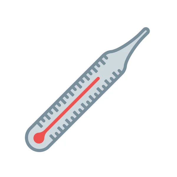 Thermometer Icon Vector Isolated White Background Your Web Mobile App — ストックベクタ