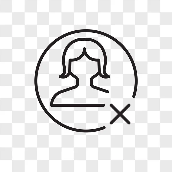 Avatar icono vectorial aislado sobre fondo transparente, Avatar lo — Vector de stock