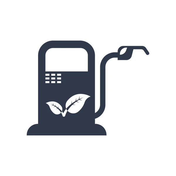 Web Mobil Uygulama Tasarımınız Için Beyaz Arkaplanda Biyo Yakıt Ikonu — Stok Vektör