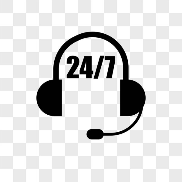 live support vector icon isolated on transparent background, liv