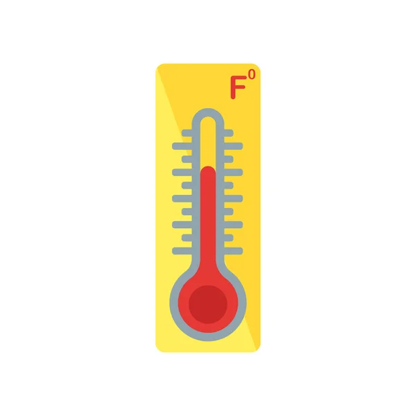 Thermometer Icon Vector Isolated White Background Your Web Mobile App — 스톡 벡터