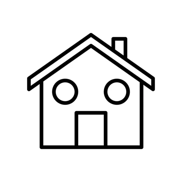 Home Icon Vector Isolated White Background Your Web Mobile App — 스톡 벡터