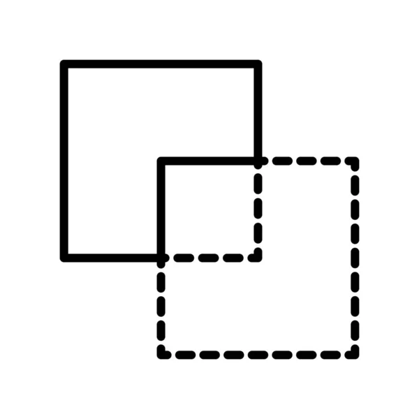 Vecteur d'icônes avant moins isolé sur fond blanc, Moins fron — Image vectorielle