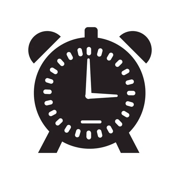 Вектор значка часов выделен на белом фоне, Знак часов — стоковый вектор