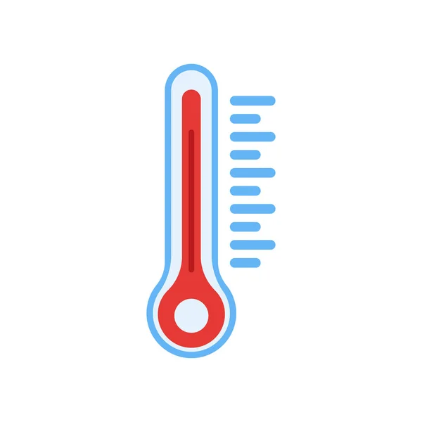 Temperature Icon Vector Isolated White Background Your Web Mobile App — Stock vektor