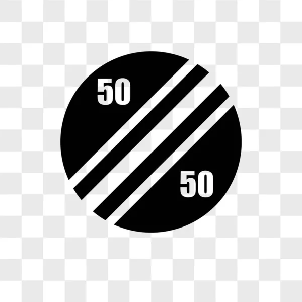 Icona vettoriale ratio isolata su sfondo trasparente, logo Ratio — Vettoriale Stock