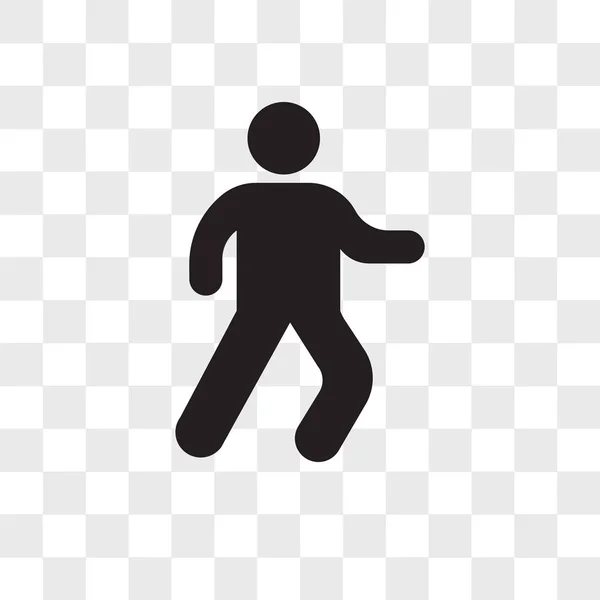 Homem caminhando vetor ícone isolado no fundo transparente, Homem Ilustração De Bancos De Imagens