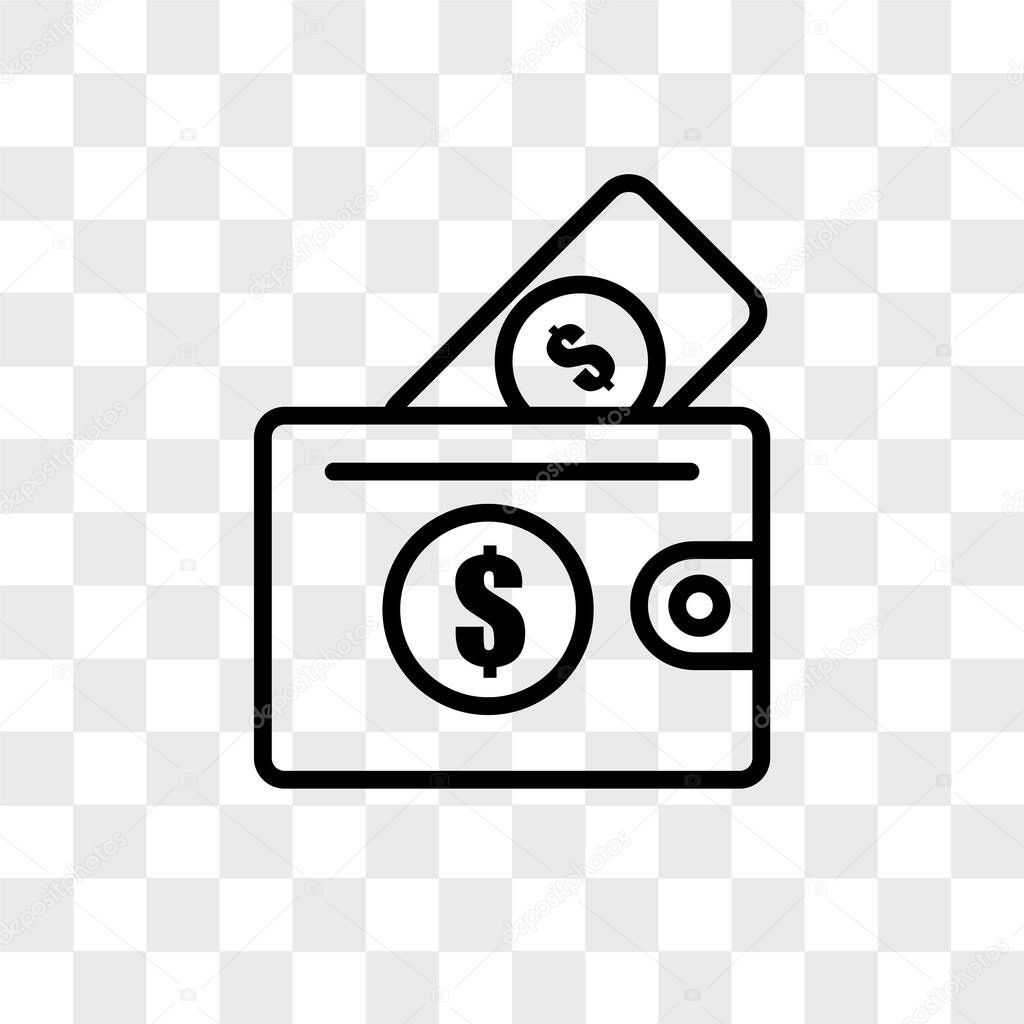 affordability vector icon isolated on transparent background, af