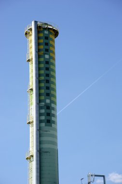 Renkli endüstriyel baca 