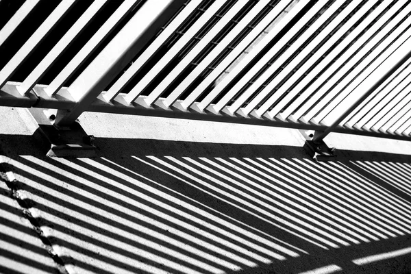 Corrimão da ponte abstrata — Fotografia de Stock