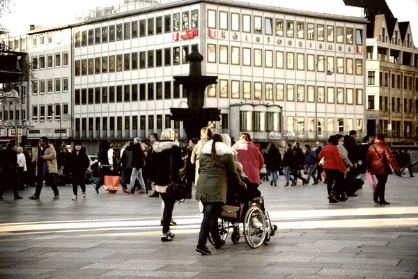 Domvorplatz Köln — Stockfoto