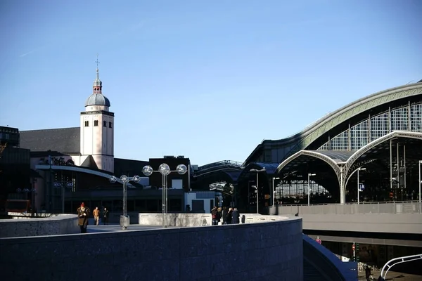 Bahnhofsplatz Köln — Stockfoto