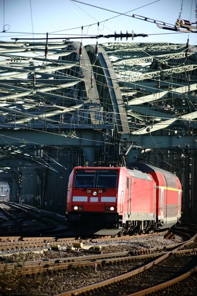 Hohenzollern bridge Kolín — Stock fotografie