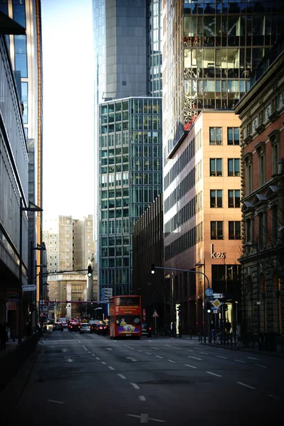 Sokak Kanyon frankfurt — Stok fotoğraf