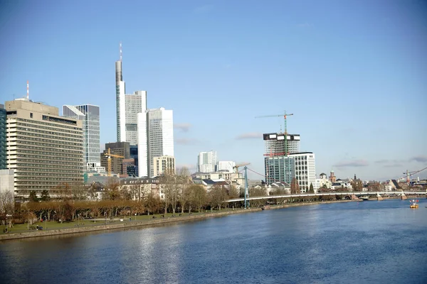 Downtown Frankfurt at the Main — Stock Photo, Image