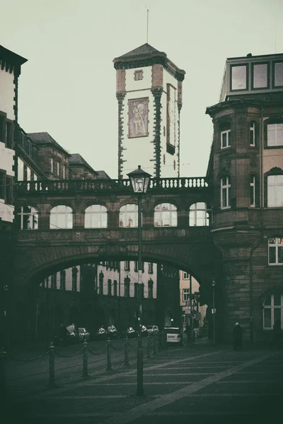 Tower länge Franc Frankfurt — Stockfoto