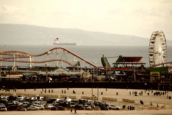 Santa Monica pier — Stok fotoğraf