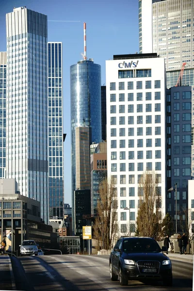 High-rise buildings Frankfurt — Stock Photo, Image